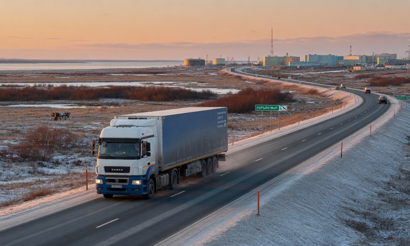 Доставка груза Москва - Нарьян-Мар: автоперевозка, Vibetrans