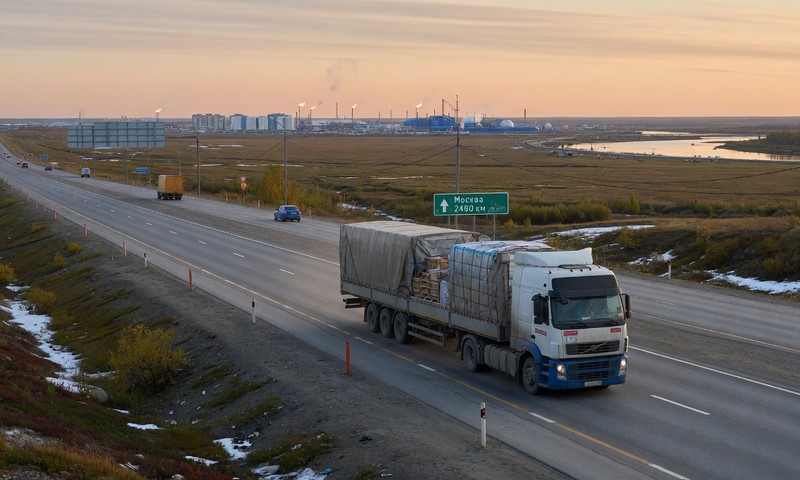 Доставка груза Москва - Новый Уренгой: автоперевозка, Vibetrans