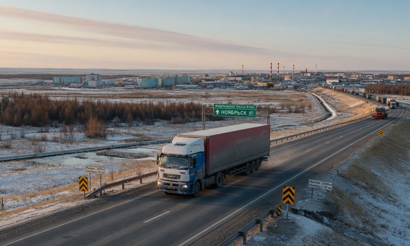 Доставка груза Москва - Ноябрьск: автоперевозка, Vibetrans