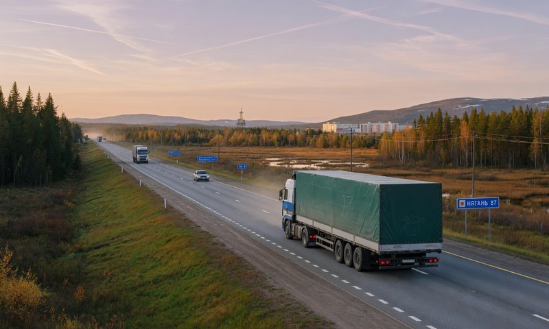Доставка груза Москва - Нягань: автоперевозка, Vibetrans