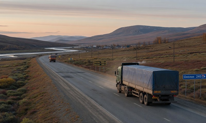 Доставка груза Москва - Омолон: автоперевозка, Vibetrans