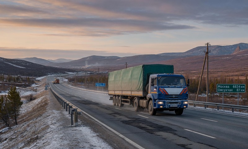 Доставка груза Москва - Омсукчан: автоперевозка, Vibetrans