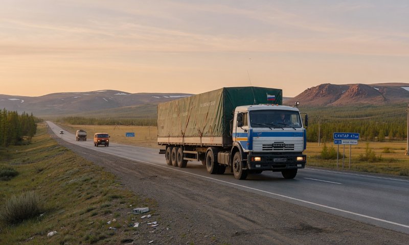 Доставка груза Москва - Сунтар: автоперевозка, Vibetrans