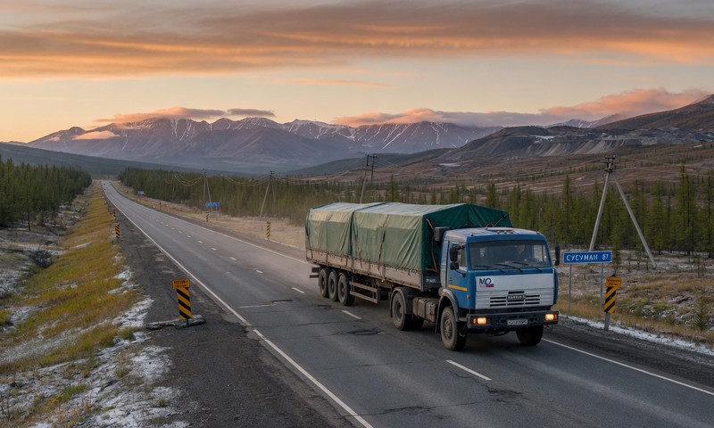 Доставка груза Москва - Сусуман: автоперевозка, Vibetrans