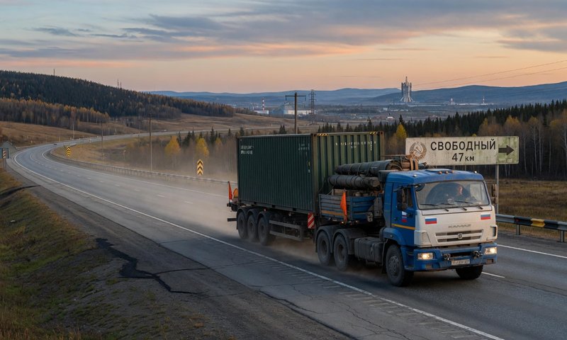 Доставка груза Москва - Свободный: автоперевозка, Vibetrans
