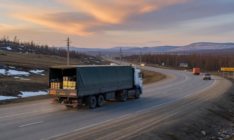Доставка груза Москва - Удачный: автоперевозка, Vibetrans