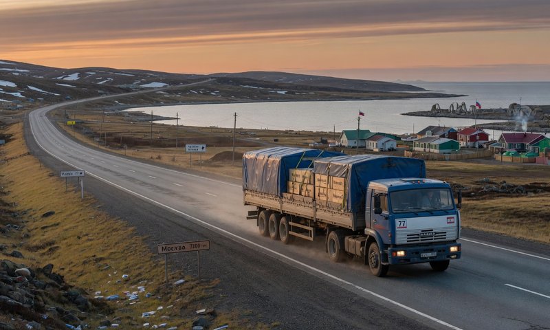 Доставка груза Москва - Уэлен: автоперевозка, Vibetrans